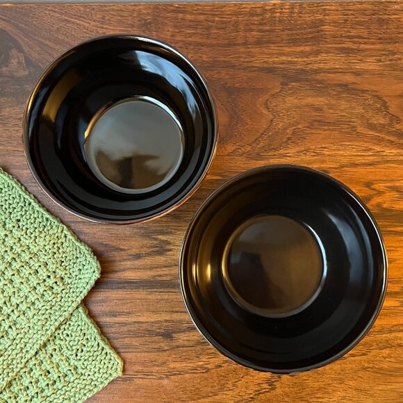 Gourmet Basics by Mikasa Emory 2 Soup Cereal Bowls Stoneware - Picture 6 of 8